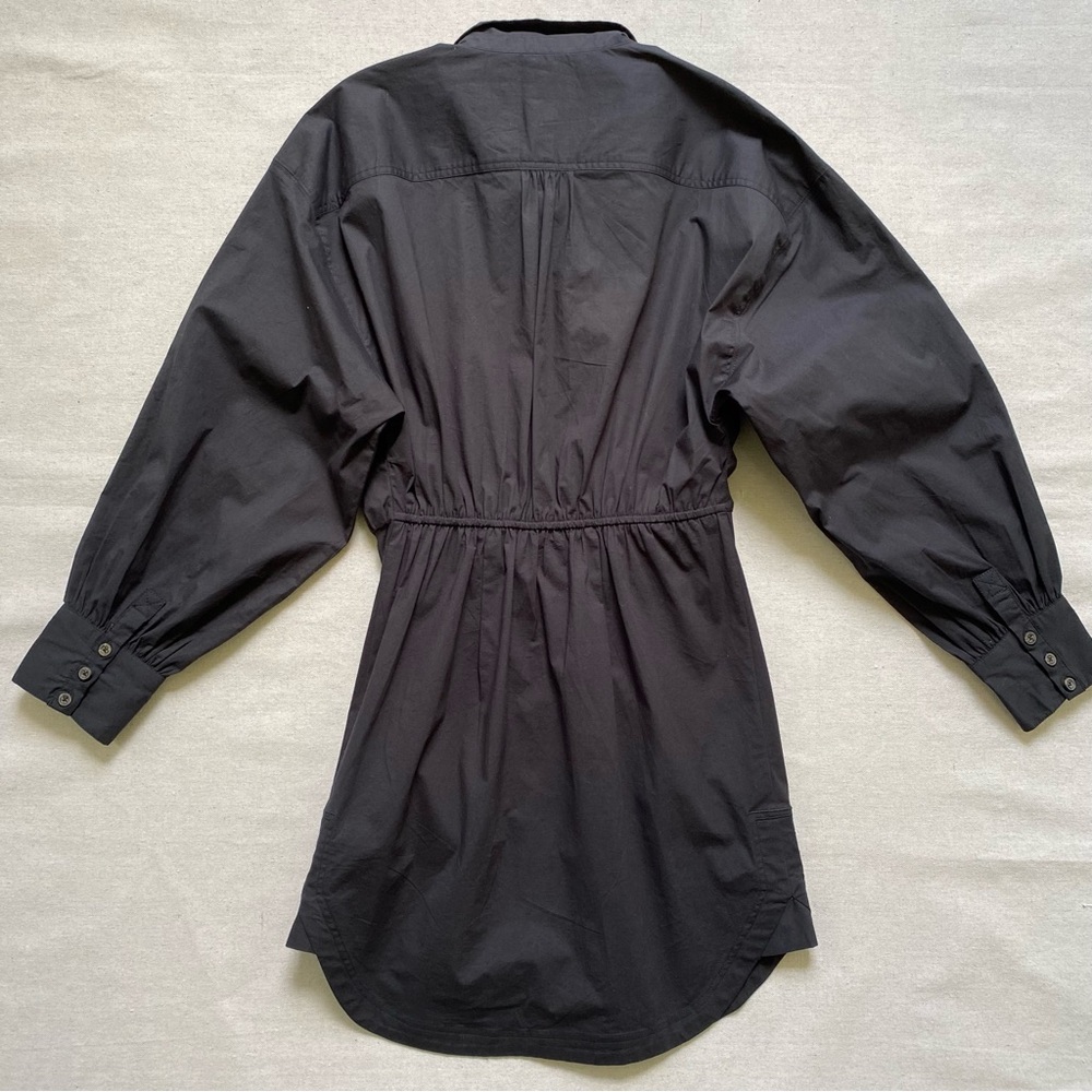 Anthropologie Maeve Long Sleeve Poplin Mini Shirt Dress - Picture 10 of 13